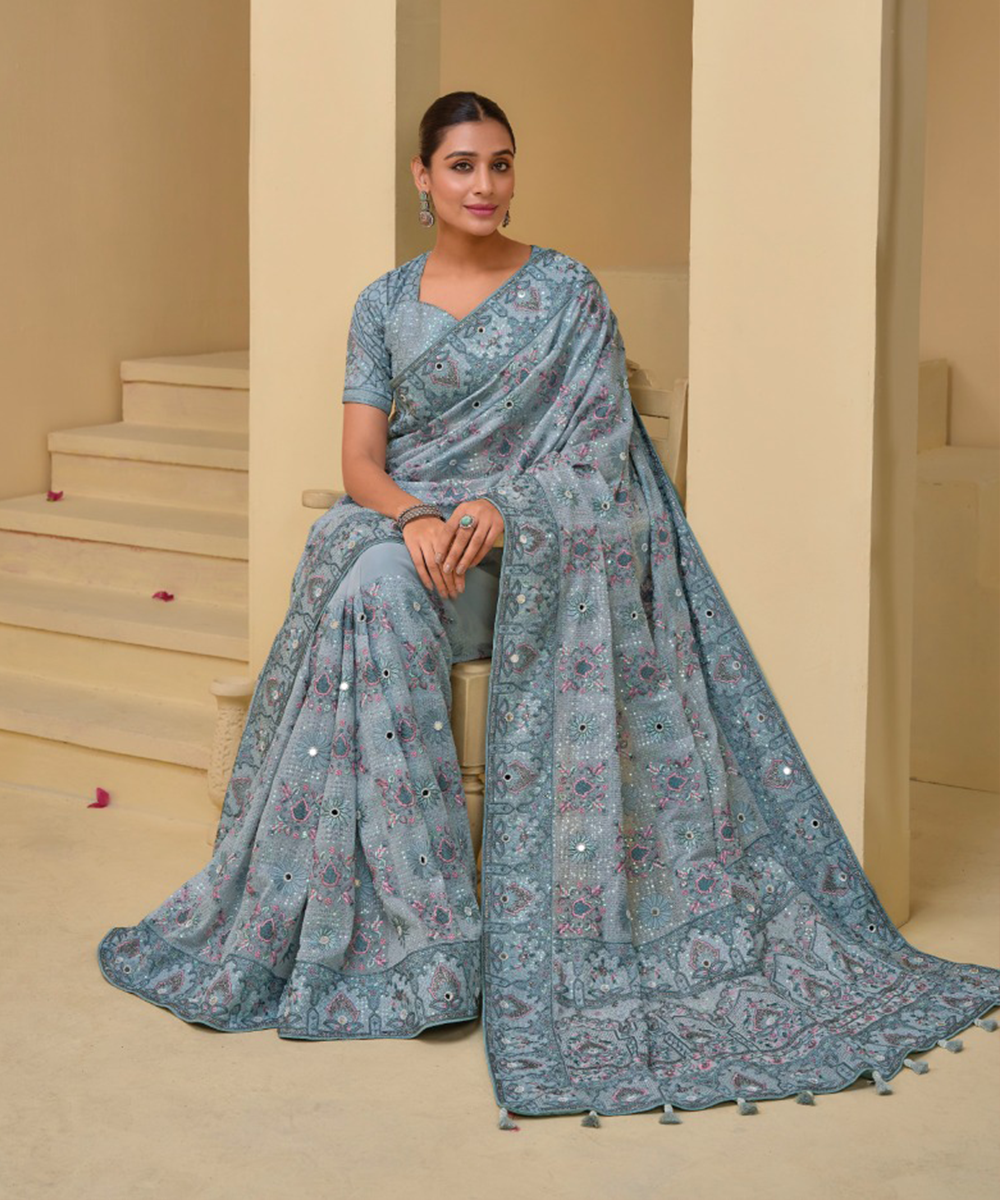 Green Saree