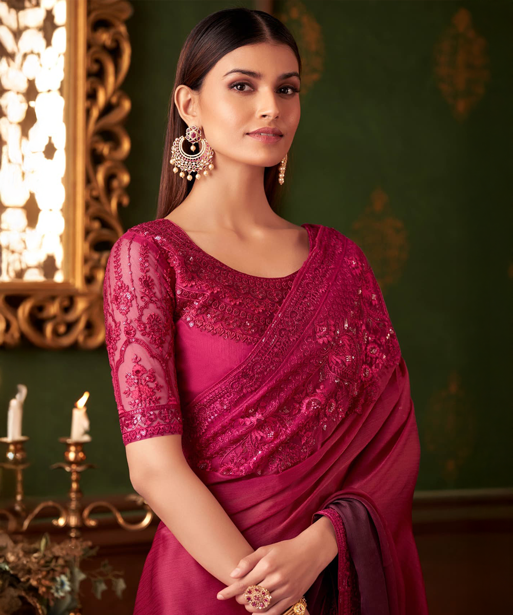 Red saree