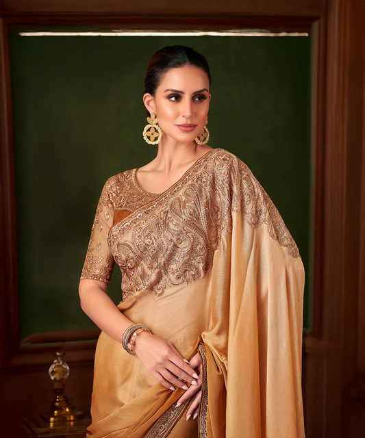 Golden Saree