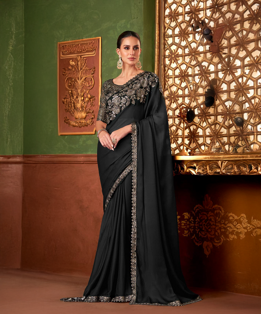 Black saree
