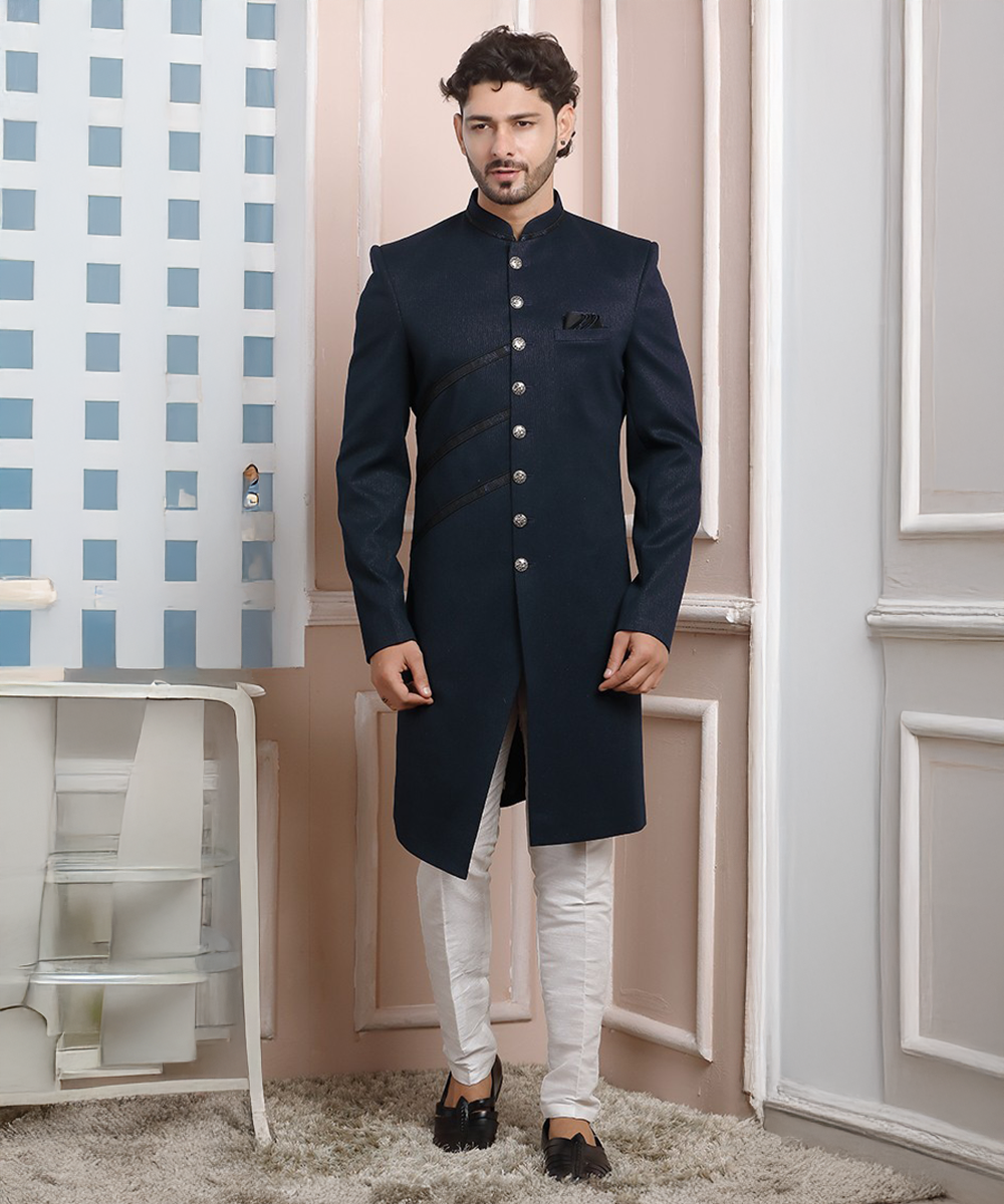 Royal Navy Jacket mit diagonalen Applikationen Desiwear