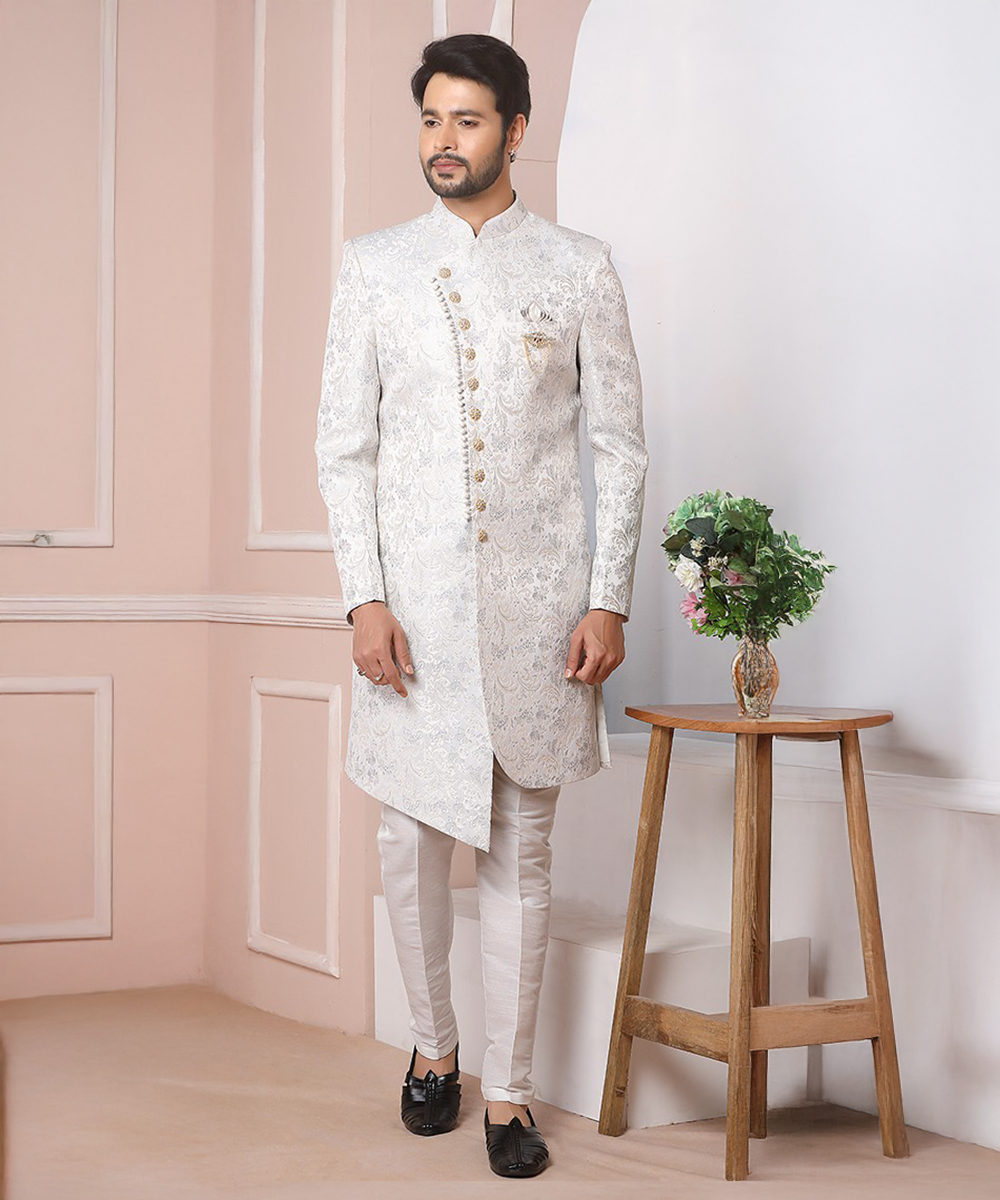 Off-White Jacket mit feinen floralen Mustern Desiwear