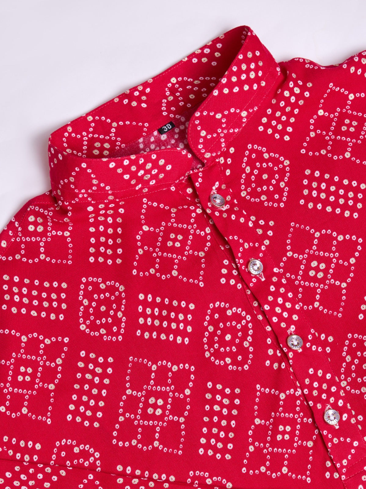 Eleganter Kurta Pajama – Traditionelle Schönheit in Rot Desiwear