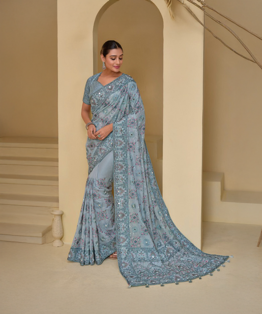 Green Saree