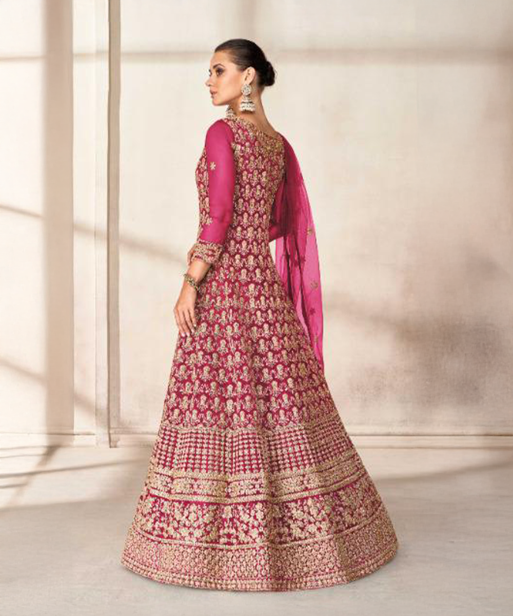 Butterfly Pink Salwar Kameez