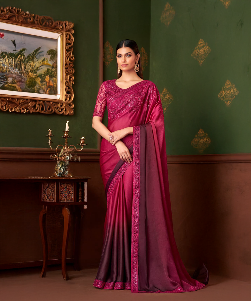 Red saree